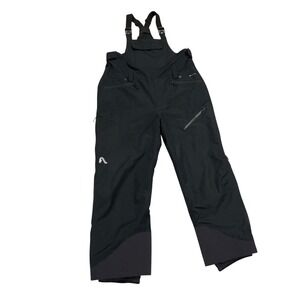 Flylow Snow‎ Bib Overalls Mens XXL Black Ski Snowboard Pants